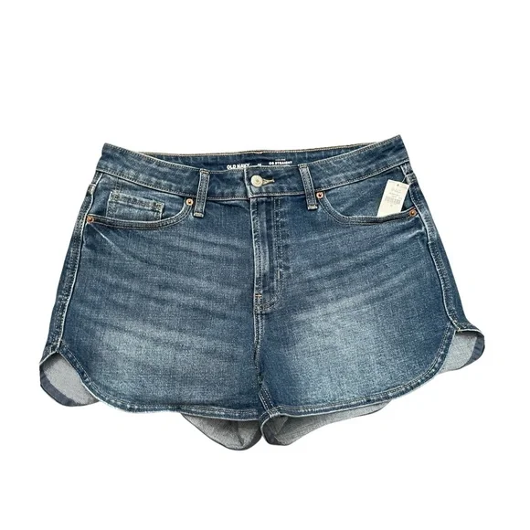 Old Navy Women's High Rise OG Straight Secret Smooth Pockets Shorts - Picture 1 of 2